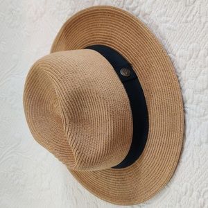 Sunday Afternoons Braided Weaved Paper/Poly Fedora Style Havana Hat